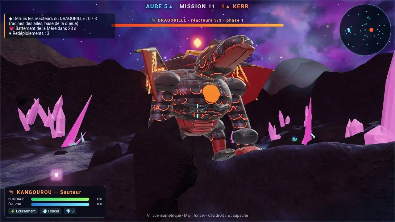 Boss final : le Dragorille « Roi-Cendre »